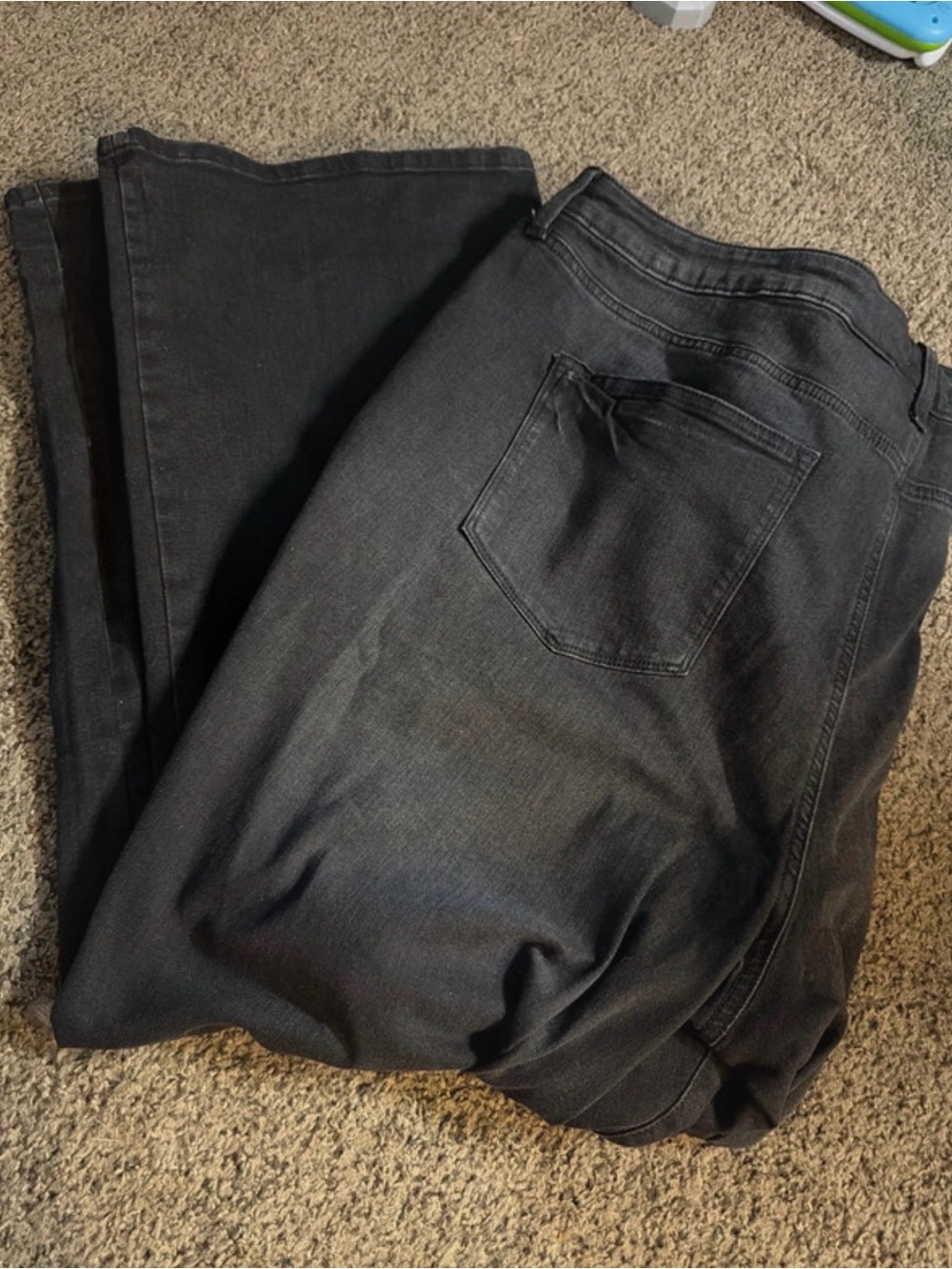 Sonoma Mid Rise Bootcut Jeans Women’s 30W Black Plus Size NWT